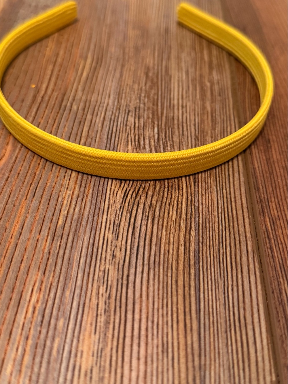 Simple Yellow Fabric Headband